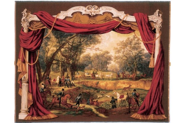 Gobelín Tapisserie  Promenade napoleonienne